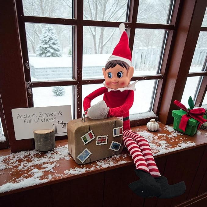 2025 Christmas Activity Elf Kit 24 Days Magical Kit Christmas Traditions Elf Activities 125+ Props and Accessories Fun Toys for Kids Magical Countdown to Christmas Decorations