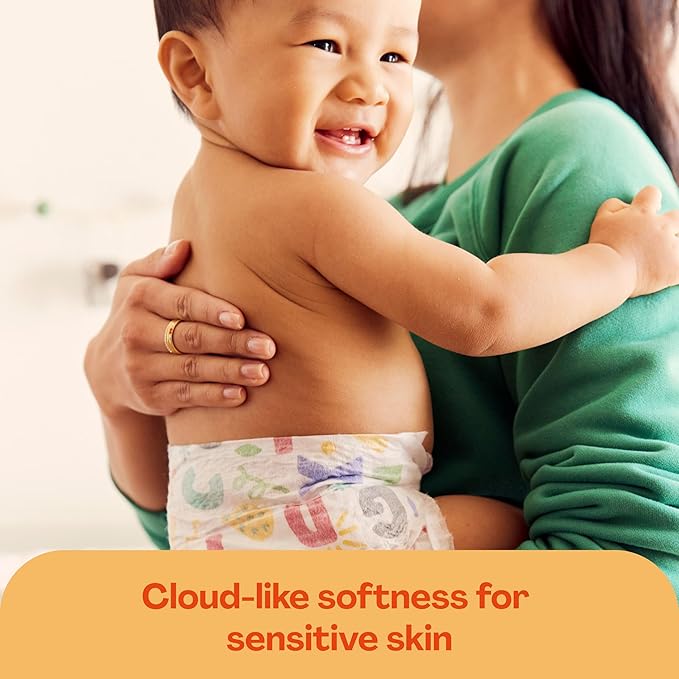 Hello Bello Premium Diapers Size 4 (22-37lbs), Busy Bees & Hive Five Designs, 58ct Club Box