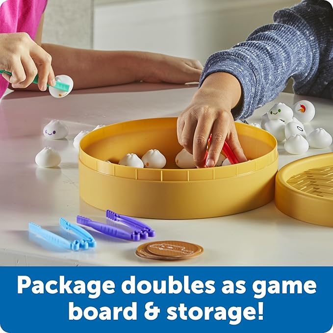Learning Resources Dumpling Dash Fine Motor Math Game, Math Manipulatives, Montessori Toys, Board Game, Play Food, Homeschool, Fine Motor Toys, Food Games, Counting Toys, Homeschool Preschool