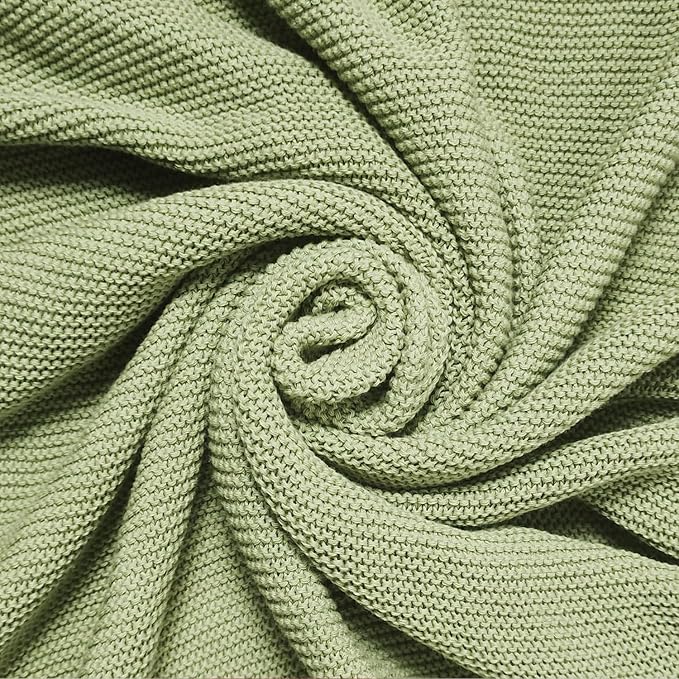 Luxury Custom Embroidered Knit Baby Blanket, Personalized Soft Breathable Cotton Knit Kids Blanket, Newborn Baby Gift, New Mom Gifts, Newborn Babys Girl & Boy Gift 2