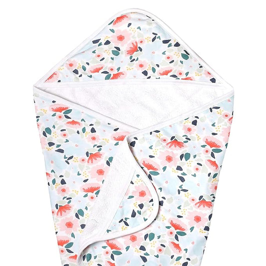 Copper Pearl Premium Knit Hooded Bath Towel with Terry Cloth Interior Leilani