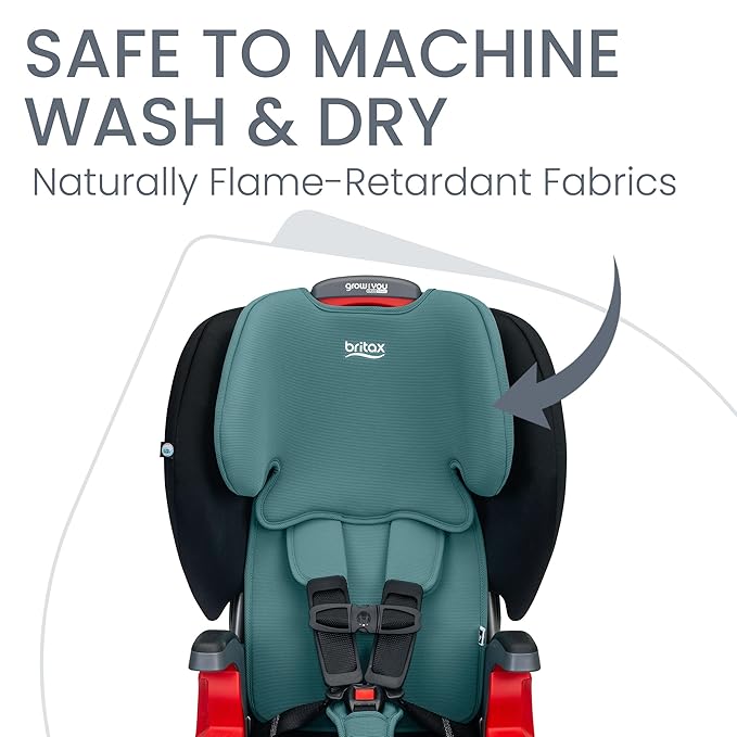 Britax Grow with You ClickTight Harness-2-Booster Car Seat, 2-in-1 High Back Booster, Green Contour