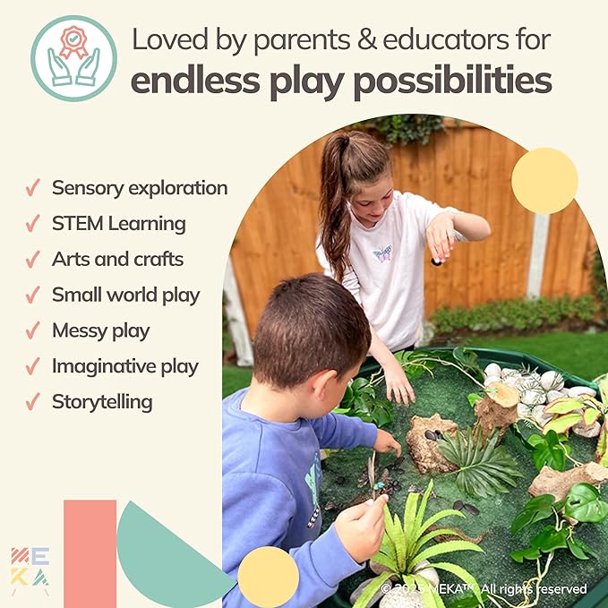 MEKA Tuff Tray Set for Sensory Play