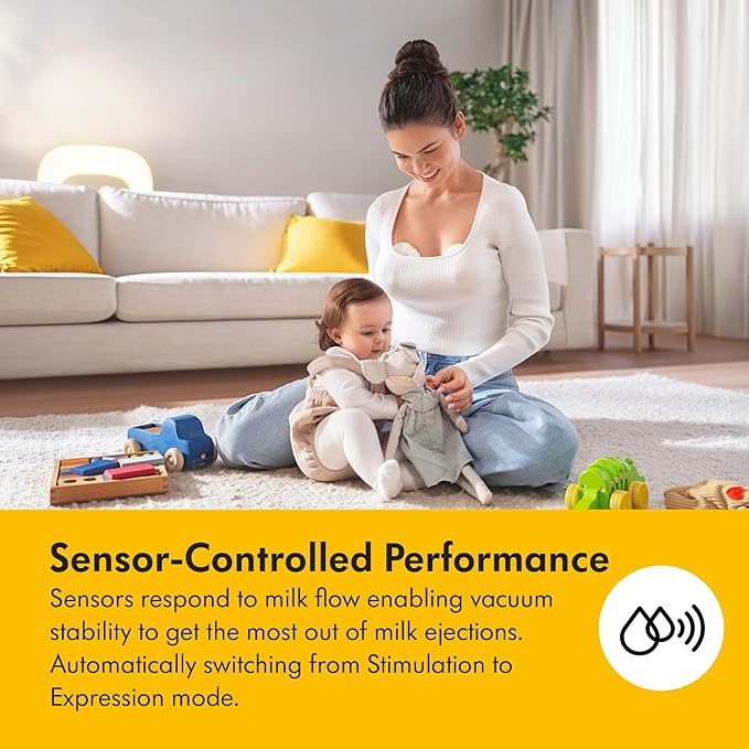 Medela Magic InBra Hands-Free Wearable Breast Pump with Fluidfeel Technology, App Connectivity and Advanced Sensor Control, Ultra-Slim, Ultra-Lightweight, Silent, Hospital-Grade