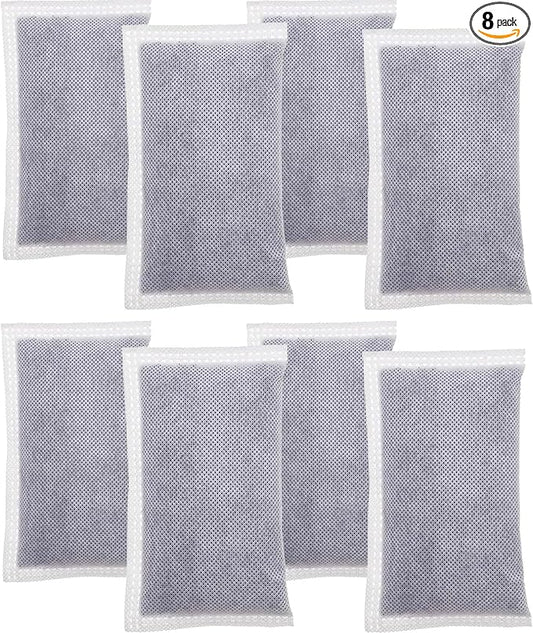 Activated Charcoal Odor Absorber Diaper Pail Deodorizer for itouchless 8 Gallon & Larger, Trash Can Deodorizer Odor Filter Refill for itouchless 13 Gallon Diaper Garbage Can (8 Pack)