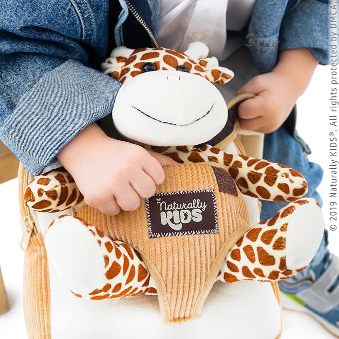 Giraffe Backpack, Giraffe Toys for Kids 3-5, Toddler Stuffed Animal Gifts for 2 3 4 5 Year Old Girl Boy