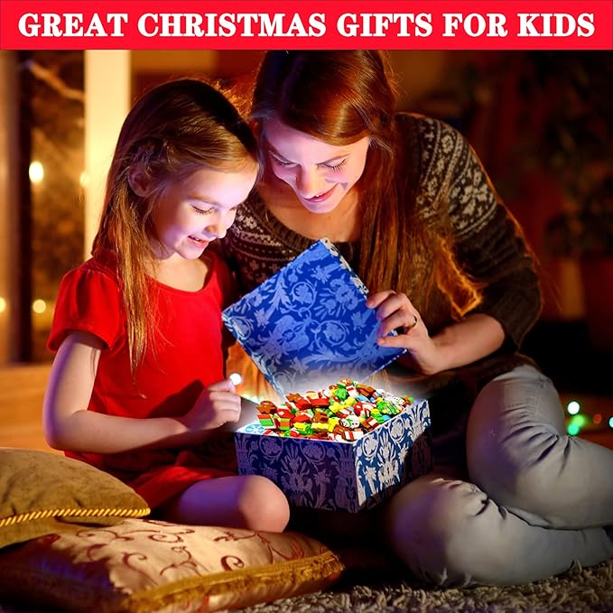 150 Pcs Christmas Mini Erasers for Kids, Cute Small Animal Erasers Bulk for Kids Desk Pets Christmas Pencil Erasers Socks Santa Snowflakes Gift Filling Homework School Classroom Rewards Prizes