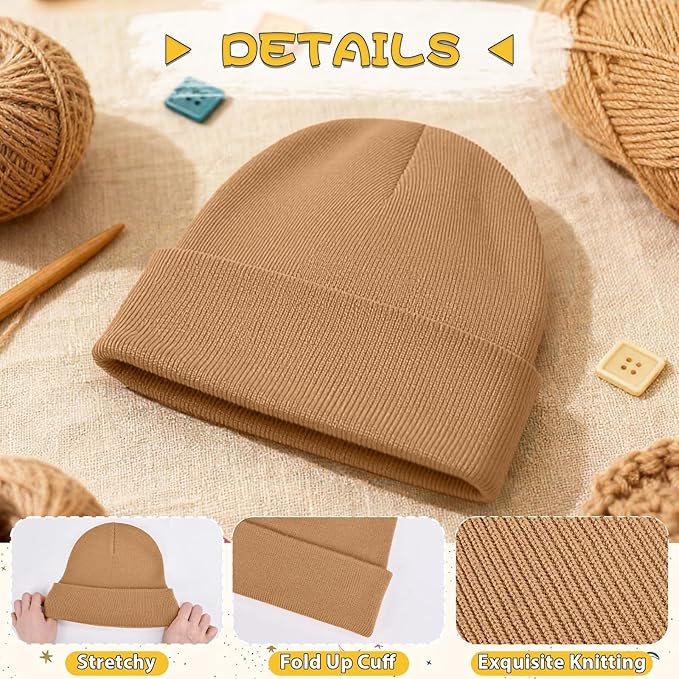 ZOORON Toddler Beanie Baby Kids Beanies Warm Winter Hat Knit Skull Cap for Boys & Girls Soft Children Infant Hat