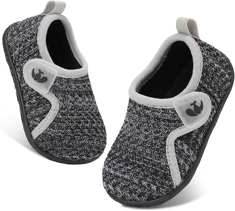 FEETCITY Baby Boys Girls First Walking Shoes Infant Sneakers Crib Shoes Breathable Lightweight Slip On Shoes