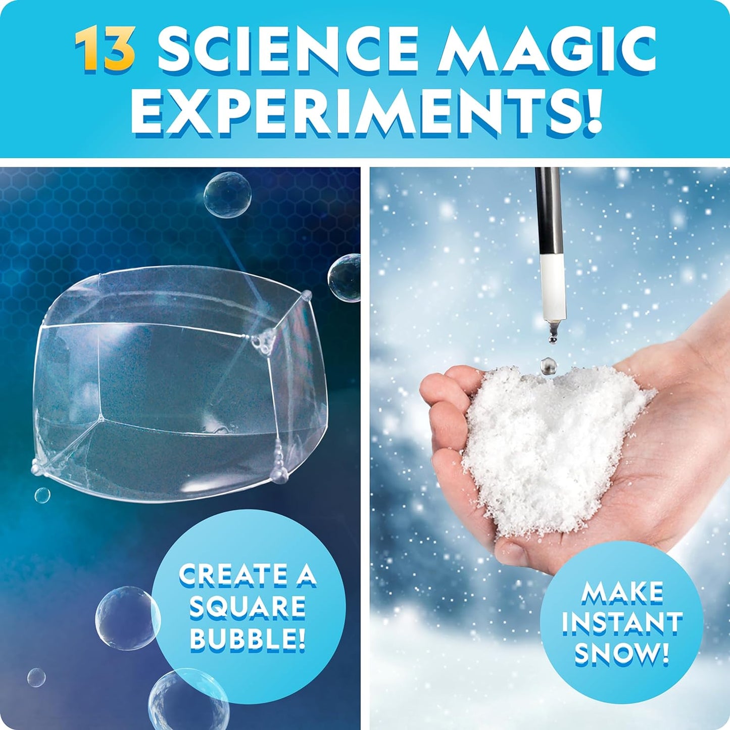 National Geographic Mega Science Lab - Science Kit for Kids with 130+ Easy Experiments, Featuring Earth Science, Chemistry Set, and Magic STEM Projects for Boys and Girls (Amazon Exclusive)