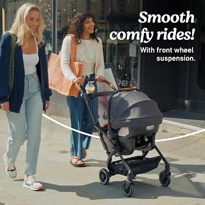 Graco Gomax Next Gen Travel System, Car Seat Stroller Combo, Rear Facing Infant Car Seat, Compact Stroller for Travel