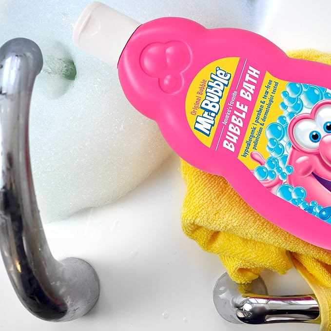 Mr. Bubble Original Bubble Bath - Great for Your Baby, Kids, and Adults - Hypoallergenic, Tear Free Bubble Bath Solution (2 Bottles, 16 fl oz Each)