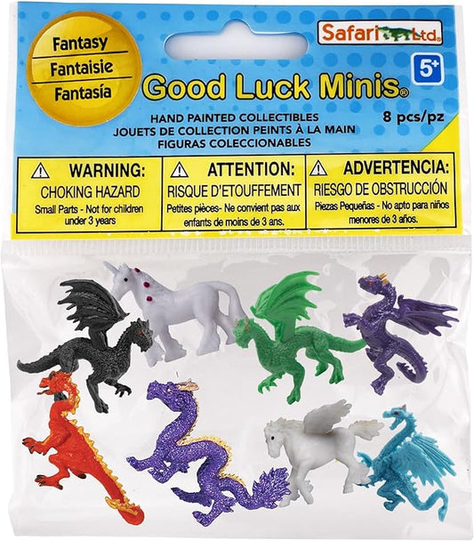 Safari Ltd. Fantasy Fun Pack - Mini Figures of Mythical Creatures - Educational Toy Set for Boys, Girls, and Kids Ages 5+