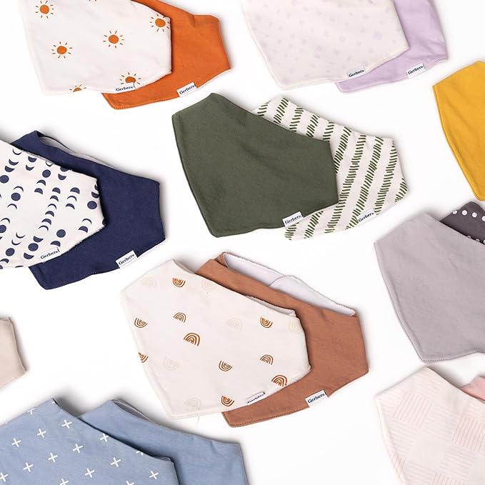 Gerber Unisex Baby Bandana Bibs