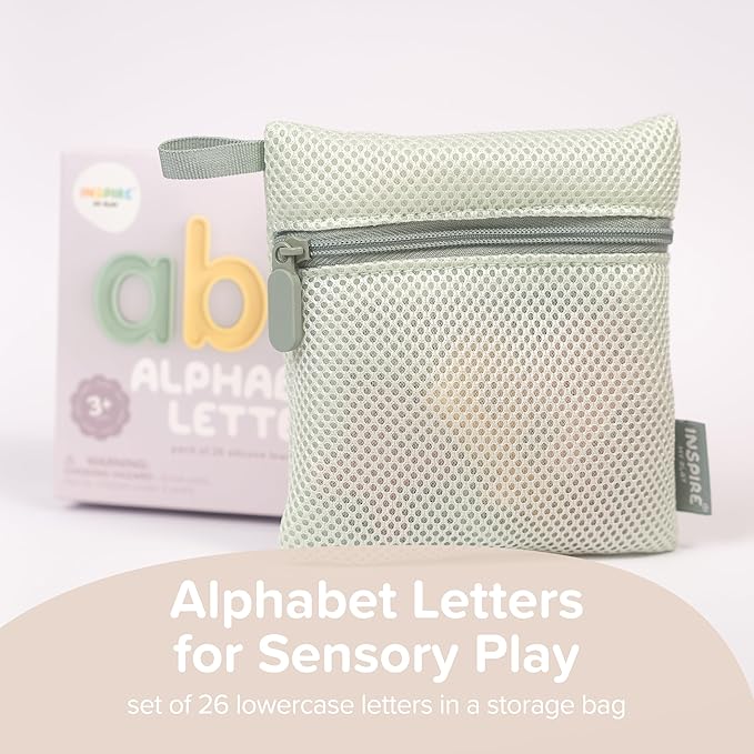 Inspire My Play Lowercase Alphabet Letters for Kids - ABC Toys for 3 Year Olds -Sensory and Messy Play