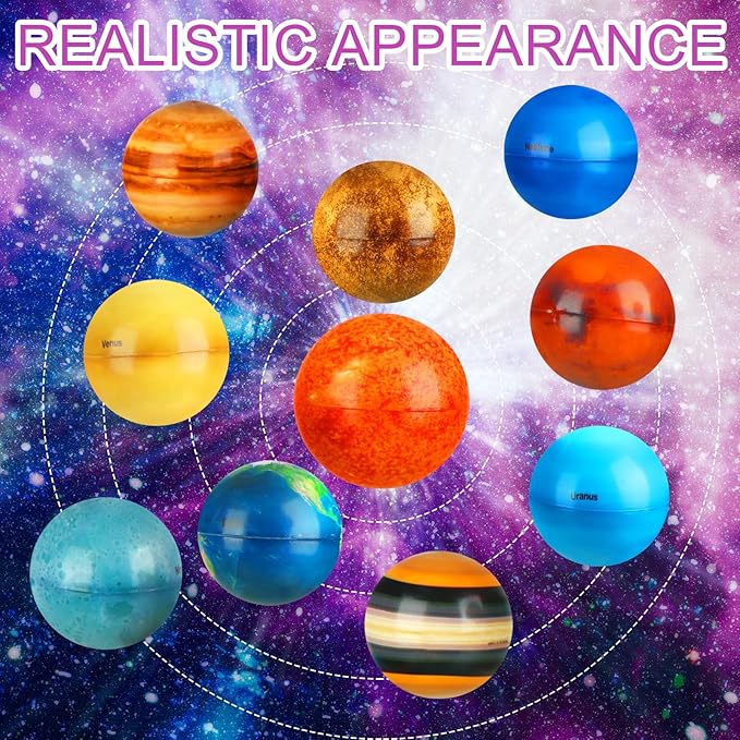 3D Solar System Mobile Hanging Planets Solar System Decor Educational Planets Model Large Space Nursery Decor for Boys Girl Space Themed Gift