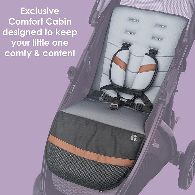Baby Trend Tango PRO Travel System with Secure-Lift Infant Car Seat, Dash Black