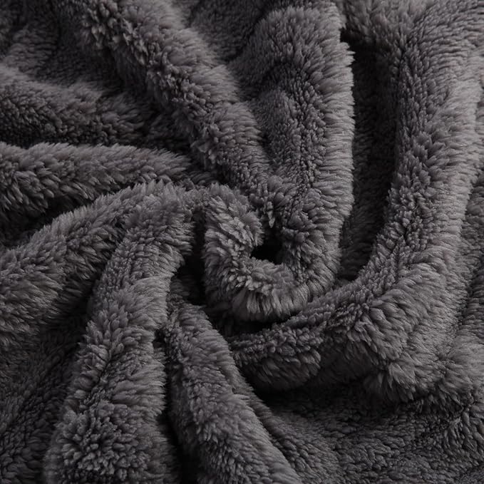 Ultra Soft Fleece Baby Blanket,Swaddle & Receiving Blankets for Newborn Infant, Lightweight Breathable Nursery Nap Blanket for Crib Stroller, for Boys & Girls Rainbow 30"x40" Gray