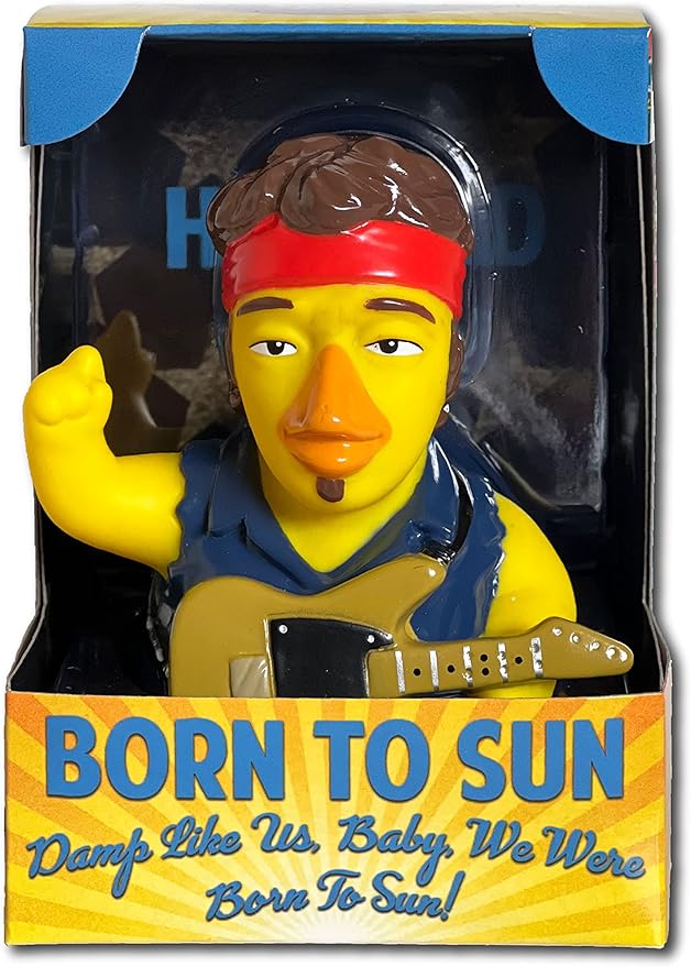 CelebriDucks - Born to Sun - Floating Rubber Ducks - Collectible Bath Toy Gift for Kids & Adults of All Ages