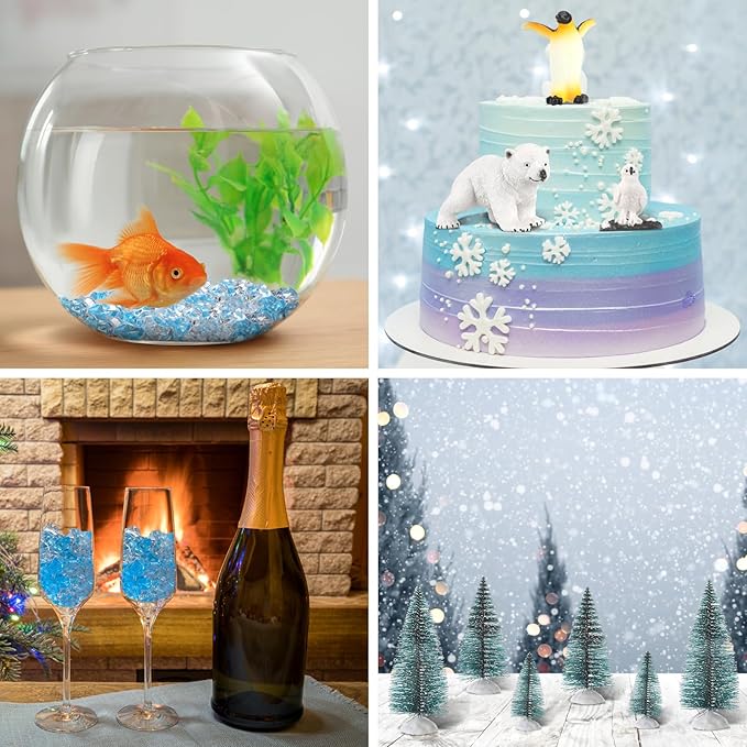 Polar Animals School Projects Set Diorama Supplies Kit Figurine Toys Model Diorama Project Set Educational Toys Birthday Gifts Decorations