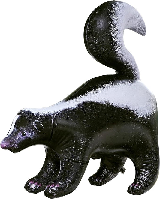 Jet Creations 30" Tall Inflatable Skunk, Black White, Realistic Wildlife Animal Figure, for Theme Parties, Pool Fun, Home Yard Décor, Toy for Kids Mascot