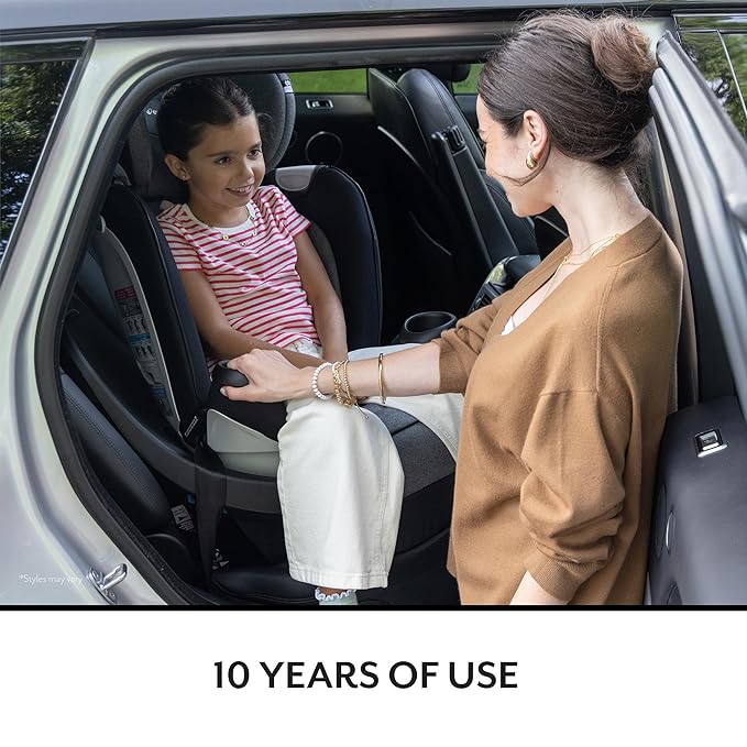 Evenflo Gold Revolve360 Extend All-in-One Rotational Car Seat with SensorSafe (Moonstone Gray)