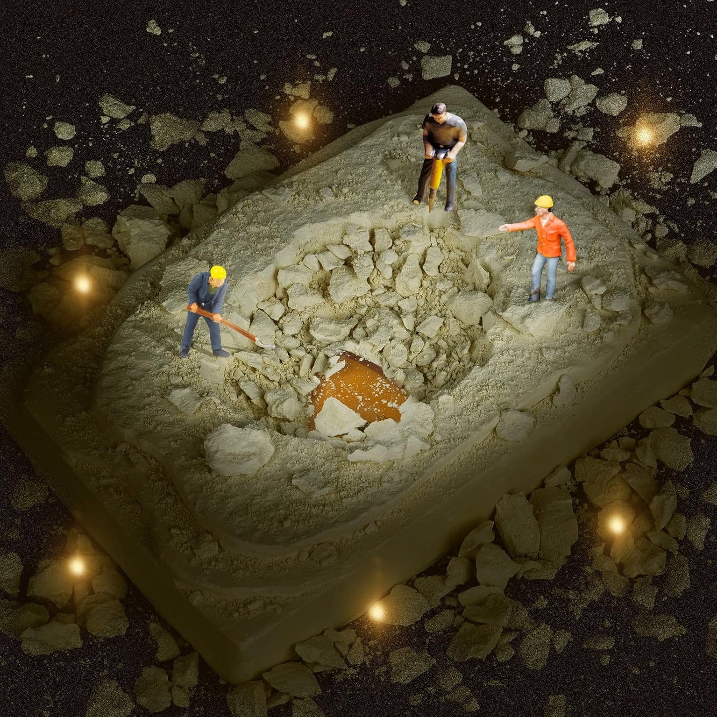 Bigger Amber Dig Kit - 8 Different Artificial Insect Resin,Excavate Unique Insect Specimens,Bugs Toys Educational Science Kits Toys for Kids,STEM Projects Gift for Girls & Boys Age 6-8-12-14 Year Old