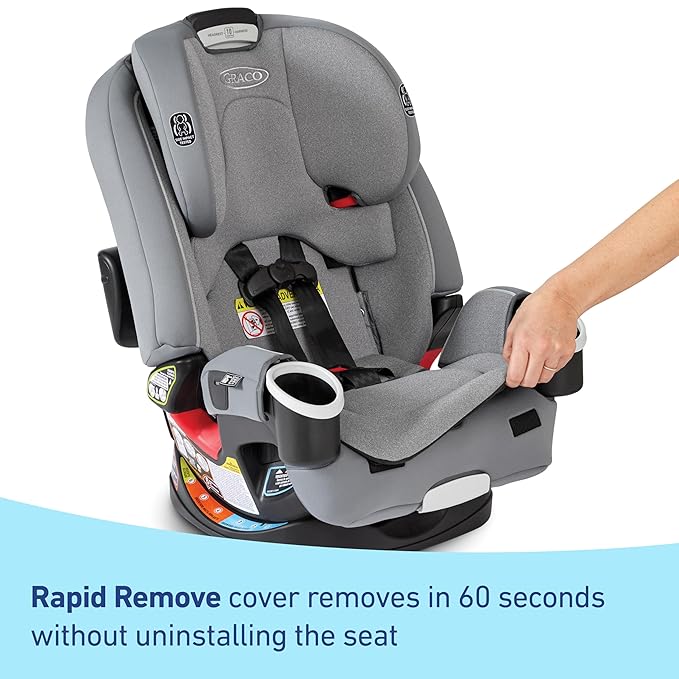Graco 4Ever DLX 4-in-1 Car Seat, Infant to Toddler Car Seat, with 10 Years of Use, Rear-Facing, Forward-Facing, Highback and Backless Booster Seat, Geo Pop