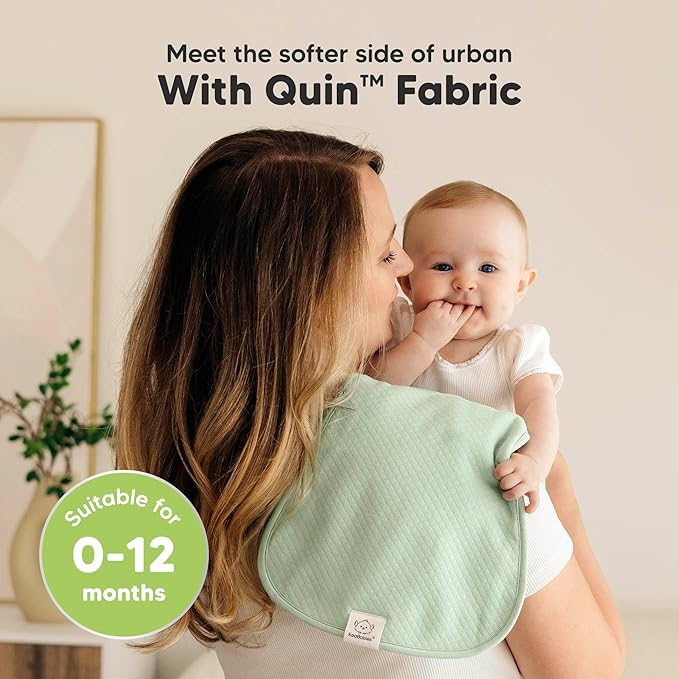 KeaBabies 5-Pack Organic Burp Cloths Baby Girl, Boy - Extra Large, Absorbent Baby Burp Cloths, Soft Burping Cloths for Babies, Newborn Burp Clothes, Cotton Burp Rags, Thick Burp Cloth(Dawn/Quin)