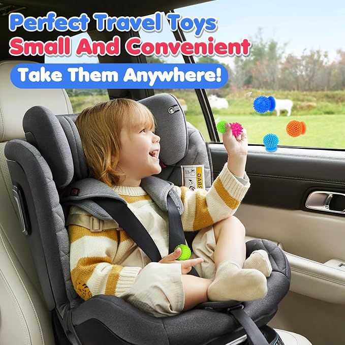 Sensory Fidget Toys Kids Adults: 16 Pack Textured Suction Toys for Autism Kids Calming - Quiet Anxiety Fidgets for Classroom Prize - Calm Down Toy for Girls Boys - Gifts Christmas Stocking Stuffers