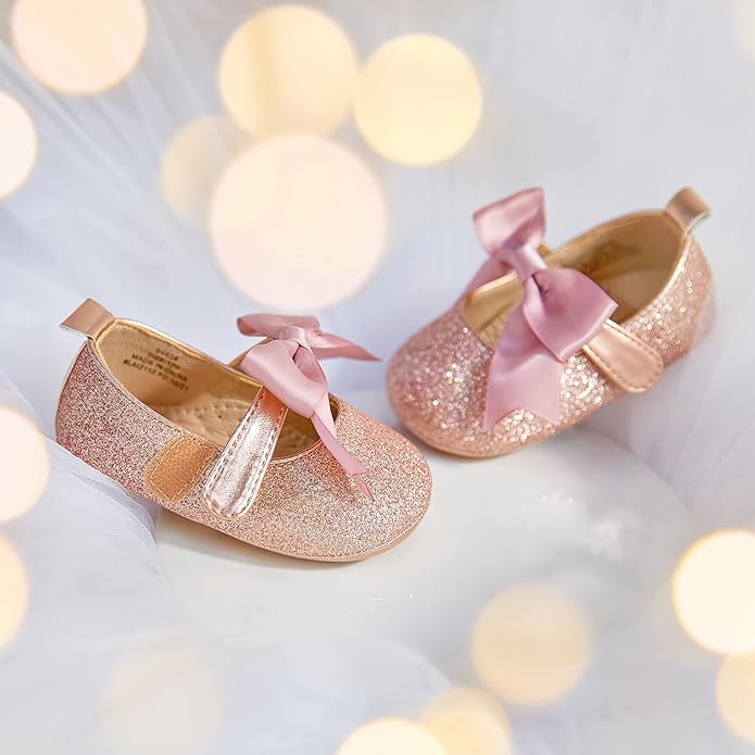 Soft Sole Baby Shoes - Infant Baby Walking Shoes Moccasins Rubber Sole Crib Shoes