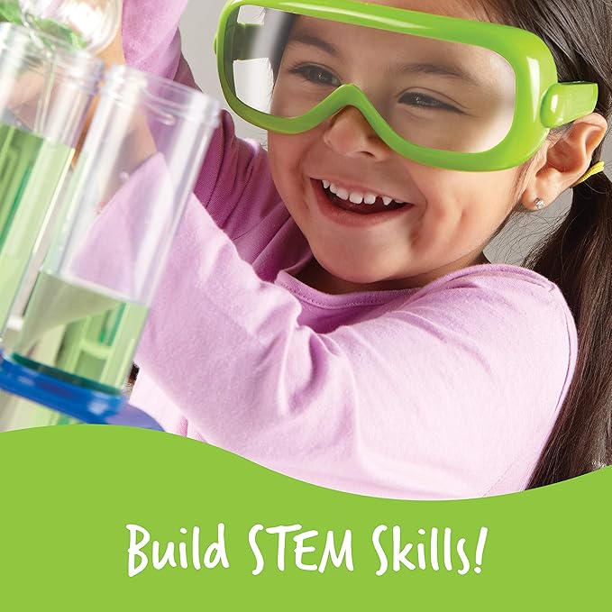 Learning Resources Primary Science Lab Activity Set - Experiments for Kids, Chemistry Toy, Pretend Play, STEM Projects, Classroom Must Haves, Teacher Supplies, Montessori Gifts for Boys and Girls