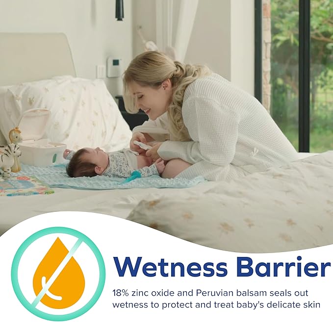 Dr. Talbot's Baby Diaper Rash Ointment - 4 oz - Zinc Oxide Skin Protectant with Peruvian Balsam - Treats and Prevents Rash