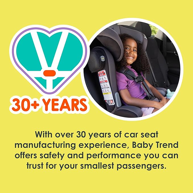 Baby Trend Hybrid SI 3-in-1 Combination Booster Seat with Side Impact Protection, Dash Plum