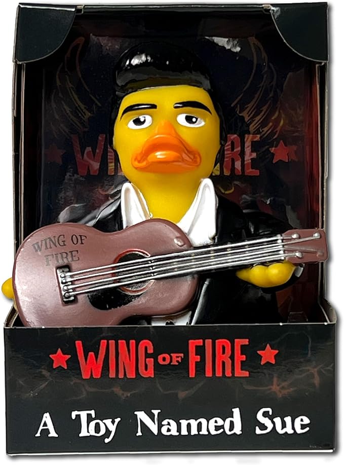 CelebriDucks - Wing of Fire - A Toy Named Sue - Floating Rubber Ducks - Collectible Bath Toy Gift for Kids & Adults of All Ages