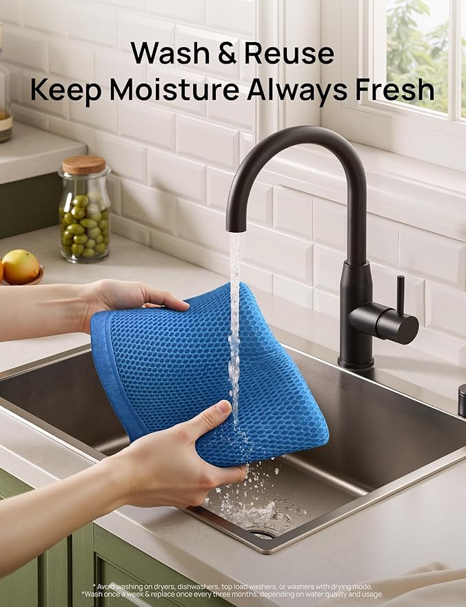 DREO Smart Evaporative Humidifier Large Room up to 1000ft², 800ml/h High Output Air Humidifiers for Bedroom, 10L, 50H Long Runtime with Precise Humidification for Plants, Home, Office, White, HHM774S