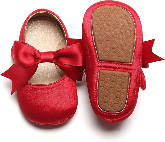 Soft Sole Baby Shoes - Infant Baby Walking Shoes Moccasins Rubber Sole Crib Shoes