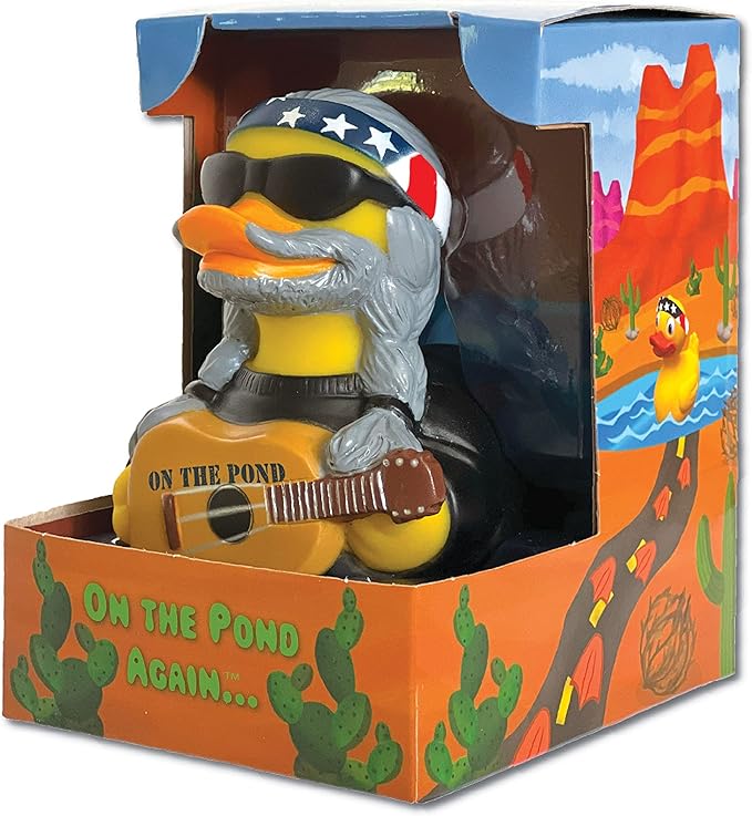 CelebriDucks - On The Pond Again - Floating Rubber Ducks - Collectible Bath Toy Gift for Kids & Adults of All Ages