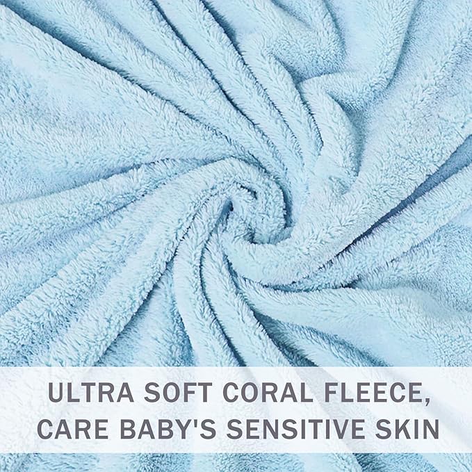 Baby Hooded Towels,31 x 31 in Baby Washcloths, Infant Super Soft Baby Bath Towels with Hood for Toddlers1-3,Highly Absorbent Viscose Hooded Towel for Boys, Girls, Newborn Essentials