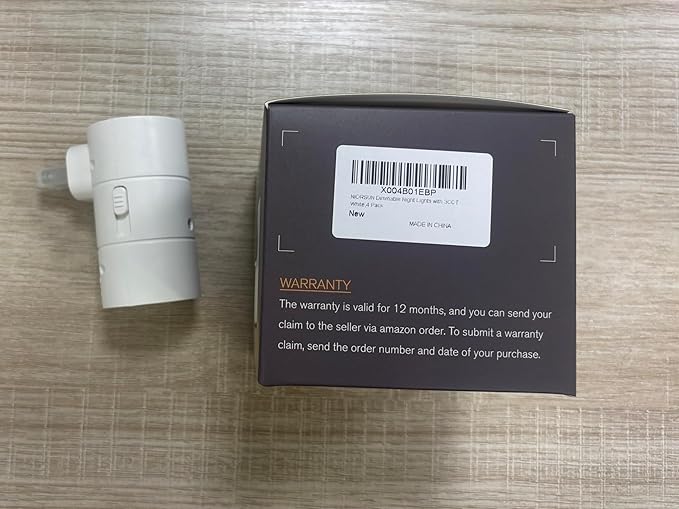 NIORSUN Night Lights Plug into Wall, Dimmable with 3 Color Modes & Auto On/Off Sensor, Ultra-Slim Nightlight for Hallway, Bathroom, Bedroom, Nursery, Kitchen (4 Pack, White)