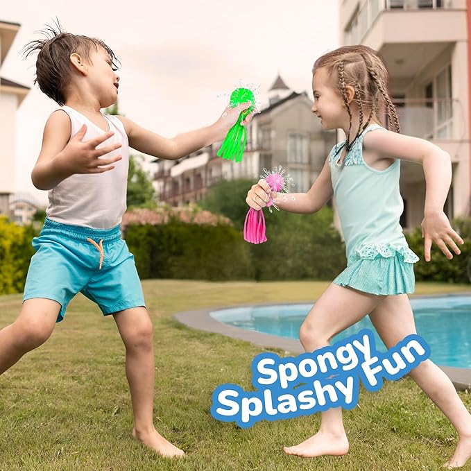 ArtCreativity Octopus Water Balls (Pack of 3), Pool Toys for Toddlers 1-3, Sensory Stress Relief Toy for Kids, Beach Water Toys & Swimming Toy for Toddlers, Cute Goodie Bag Fillers for Boys & Girls