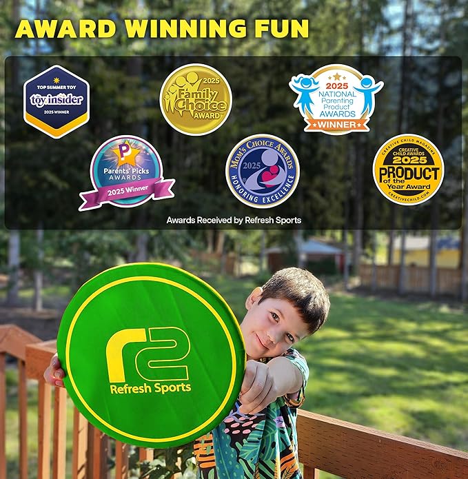 Soft Flying Disc – Fun Outdoor Toy for Kids, Teens & Adults – Easy to Catch - Fun Christmass Gifts for Kids - Pool & Beach Games – Holiday Present Stocking Stuffer for Boys & Girls Ages 3 4 5 6–12+
