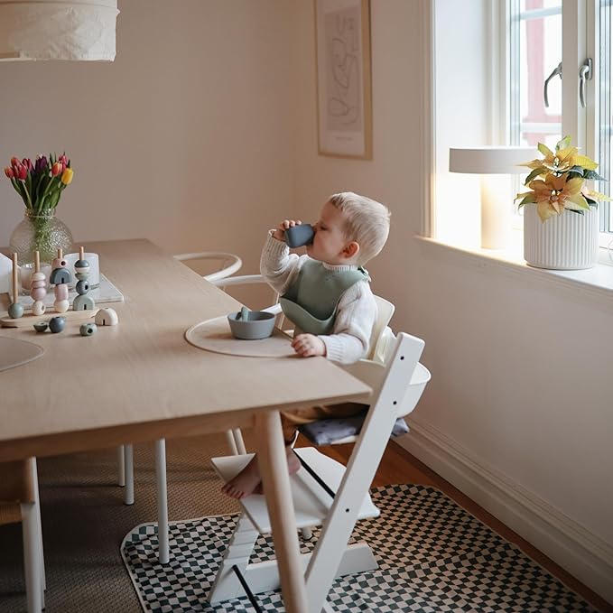 mushie Silicone Baby Starter Training Cup | 6 Months+ (Tradewinds)