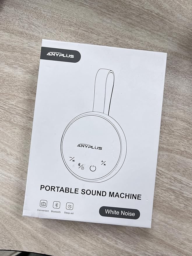 White Noise Sound Machine, Portable Sound Machine for Sleeping Adults & Baby, with Bluetooth 5.1/24 Soothing Sounds/Battery Powered/3 Timer Memory Function for Office/Bedroom/Travel（Green）