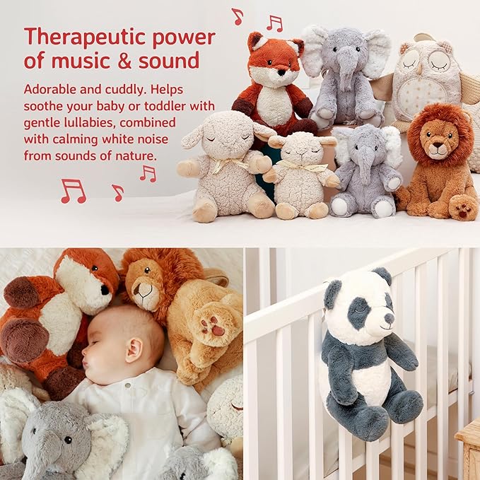 Cloud b Sound Machine with White Noise Soothing Sounds | Cuddly Stuffed Animal | Adjustable Settings and Auto-Shutoff | Peaceful Panda™