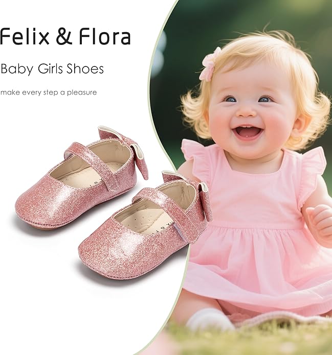 Soft Sole Baby Shoes - Infant Baby Walking Shoes Moccasins Rubber Sole Crib Shoes