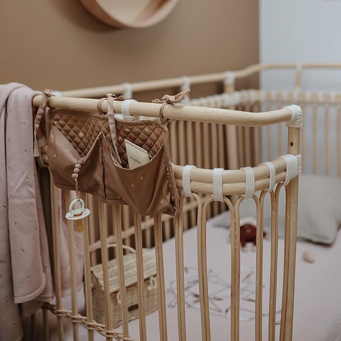 mushie 100% Silicone Baby Pacifier Clip BPA Free | Eva (Ash)