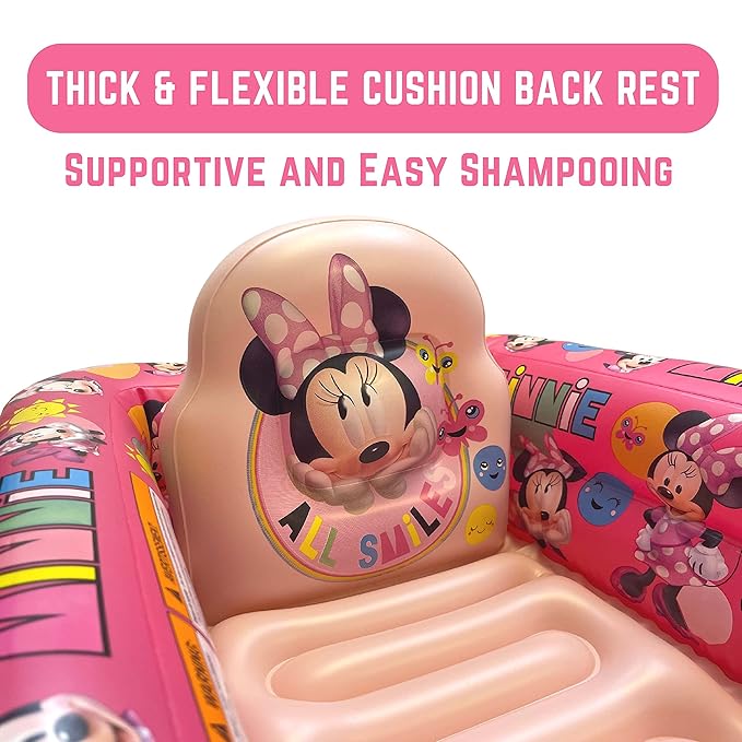 Disney Minnie Mouse 100% Fabulous Inflatable Tub - Baby Bathtub