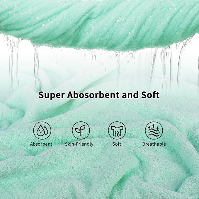 Toddler Towels with Hood Kids Towels Bath Baby Hooded Towel for Kids 0-5 Years, 2-Pack Soft Absorbent Baby Bath Towel Hooded Toddler Bath Towel Thick 50''x32''