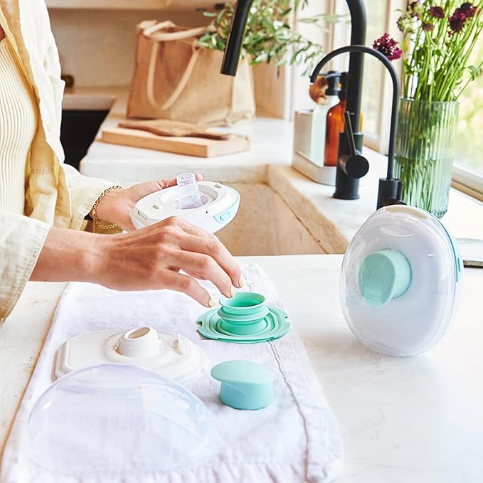 Willow Go - Hands Free Breast Pump - Wearable Breastfeeding Pump - Portable, Electric, Cordless, & 9 Levels of Hospital Grade Suction Strength - Postpartum Essentials - Double Breast Pump